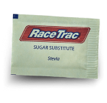 Green sugar packet