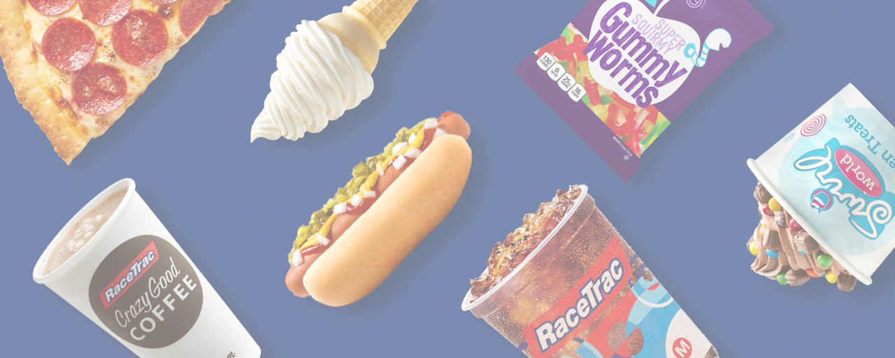 Snack and drinks wallpaper