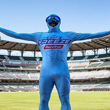 RaceTrac's the Freeze in the baseball stadium