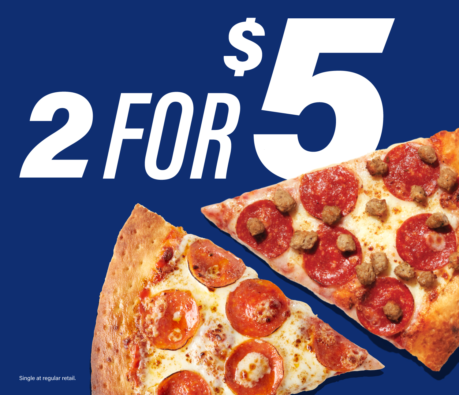 RaceTrac 2 pizza slice for $5